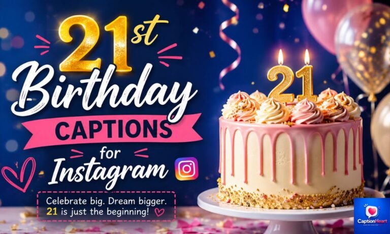 21st Birthday Captions for Instagram
