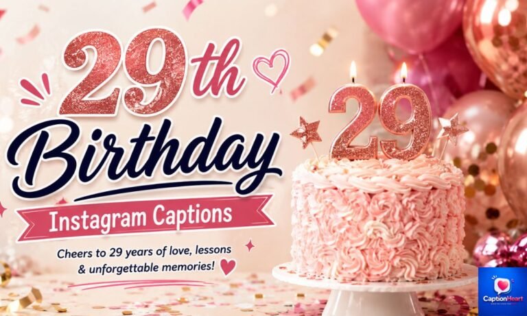 29th Birthday Instagram Captions