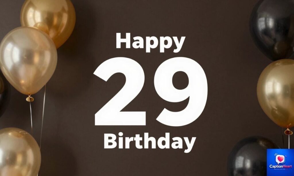 29th Birthday Instagram Captions