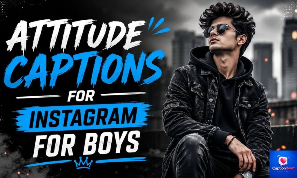Attitude Captions for Instagram for Boys