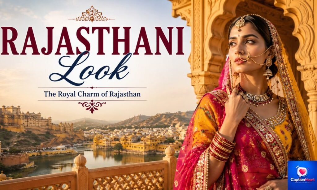 Caption For Rajasthani Look