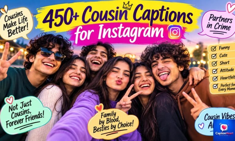 Cousin Captions for Instagram
