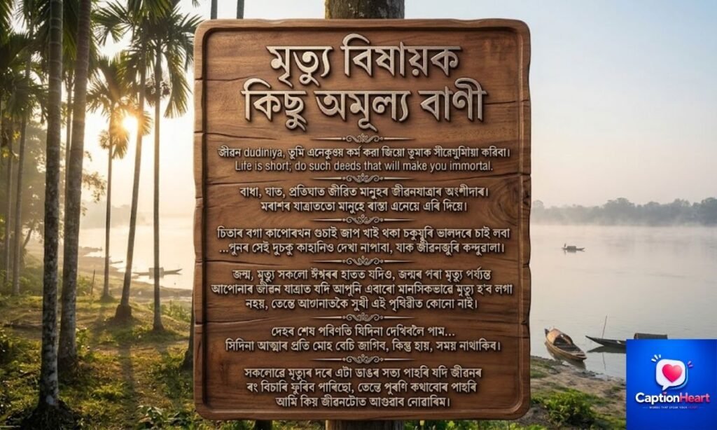 Death Quotes in Assamese