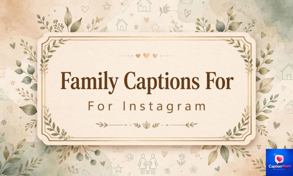 Family Captions For Instagram