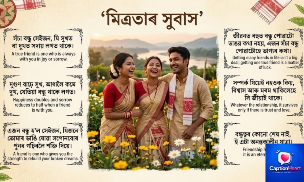 Friendship Quotes In Assamese