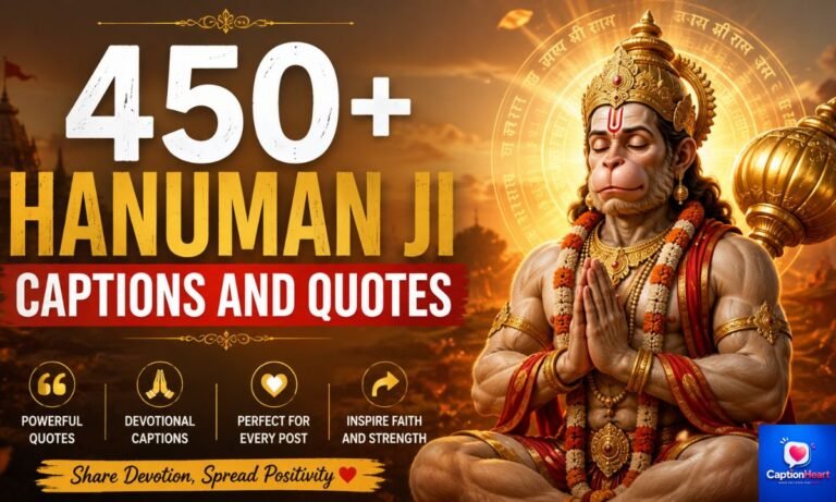 Hanuman Ji Captions and Quotes