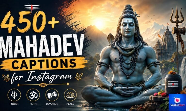 Mahadev Captions for Instagram