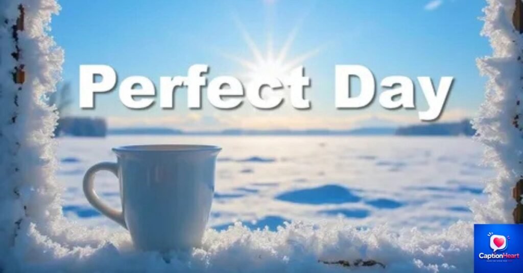 Perfect Day Spent Well Captions