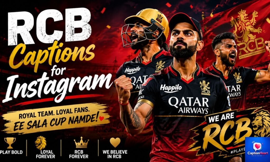 RCB Captions for Instagram