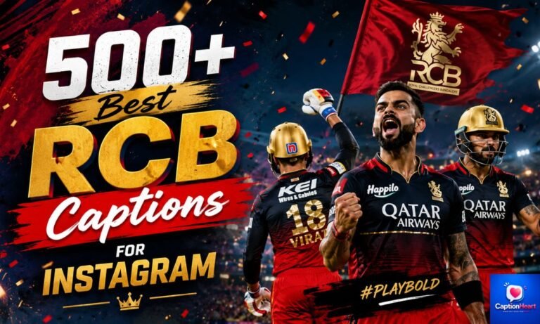 RCB Captions for Instagram