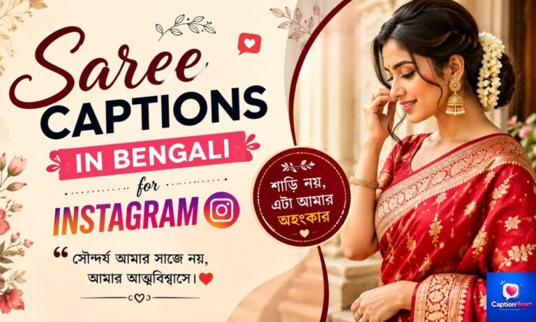 Saree Captions in Bengali for Instagram