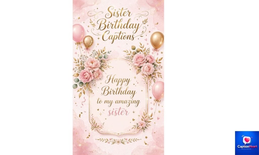 Sister Birthday Captions