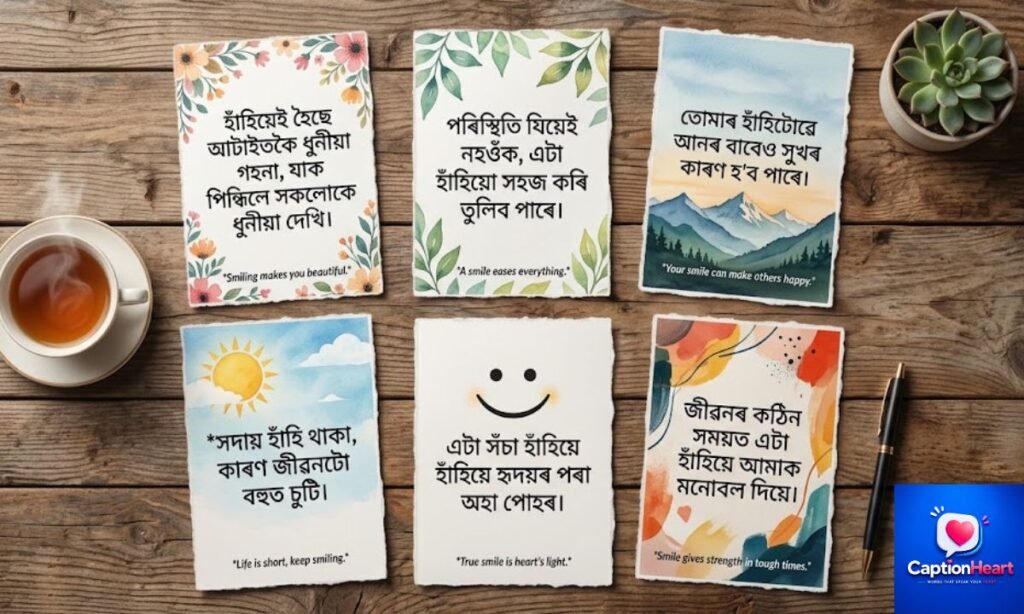 Smile Quotes In Assamese