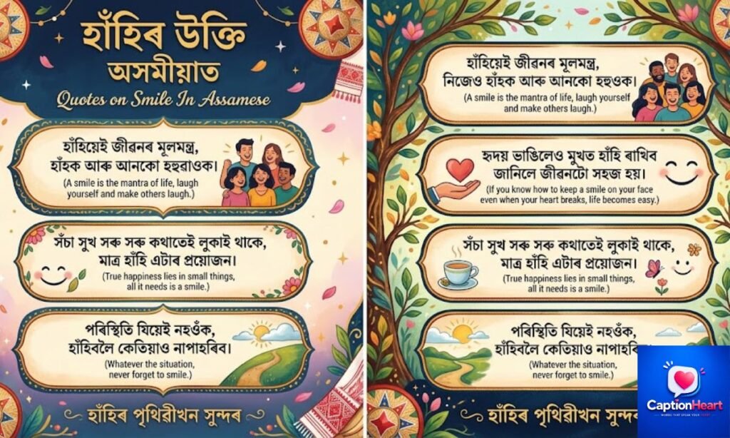 Smile Quotes In Assamese