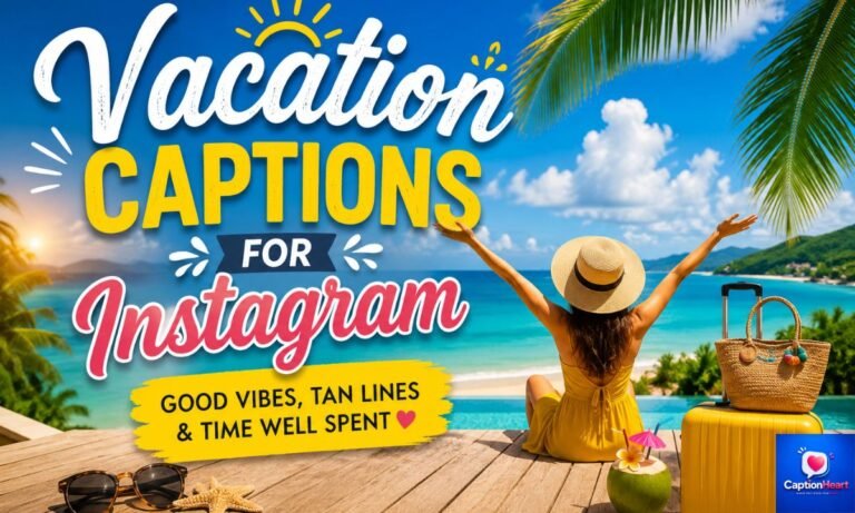 Vacation Captions for Instagram